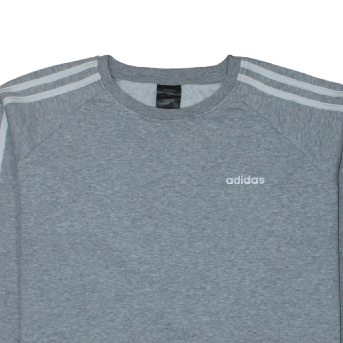 Adidas Womens Grey Crew Neck Sweatshirt M Long Sleeve Pullover