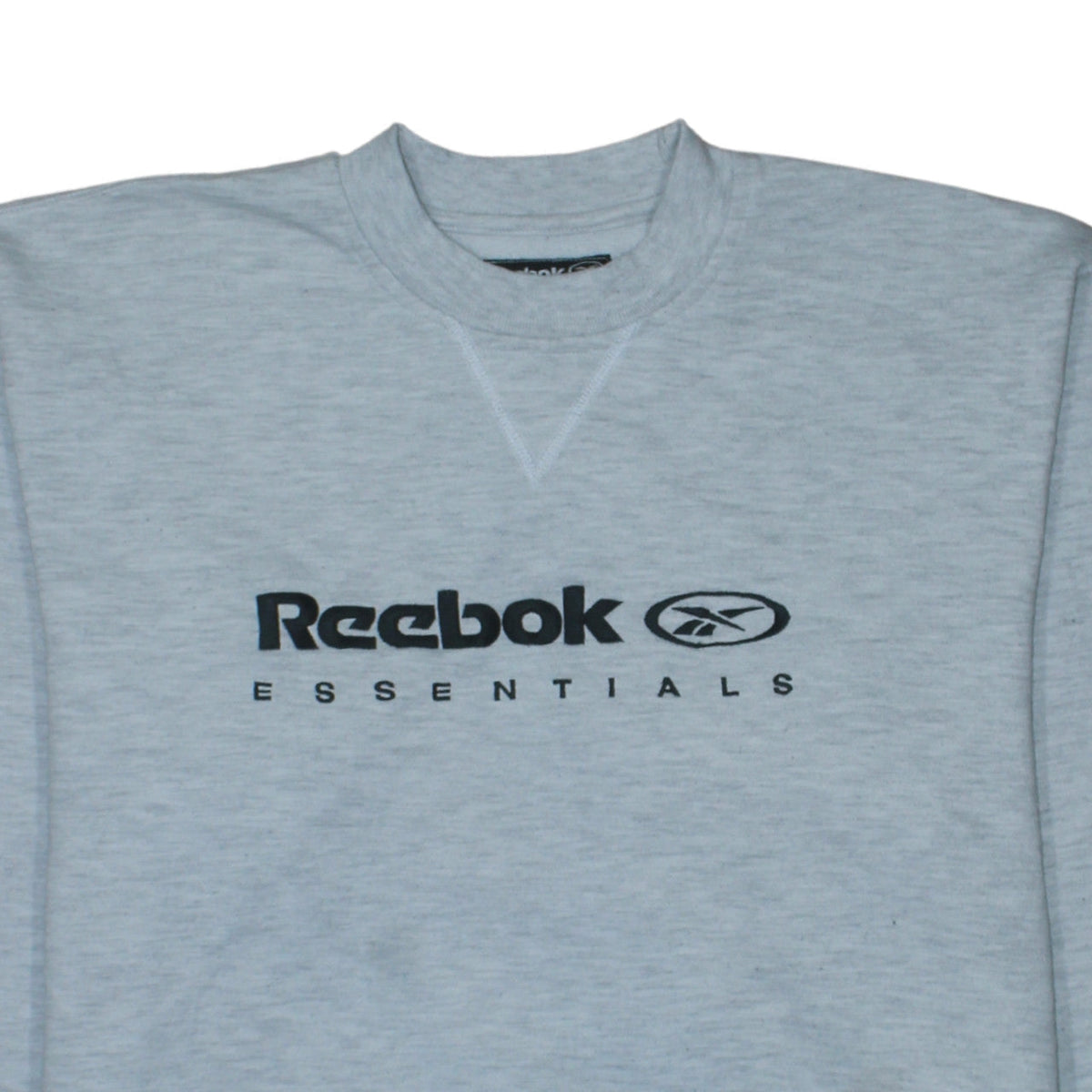 Reebok Essentials Womens Grey Size 10 Pullover Sweatshirt