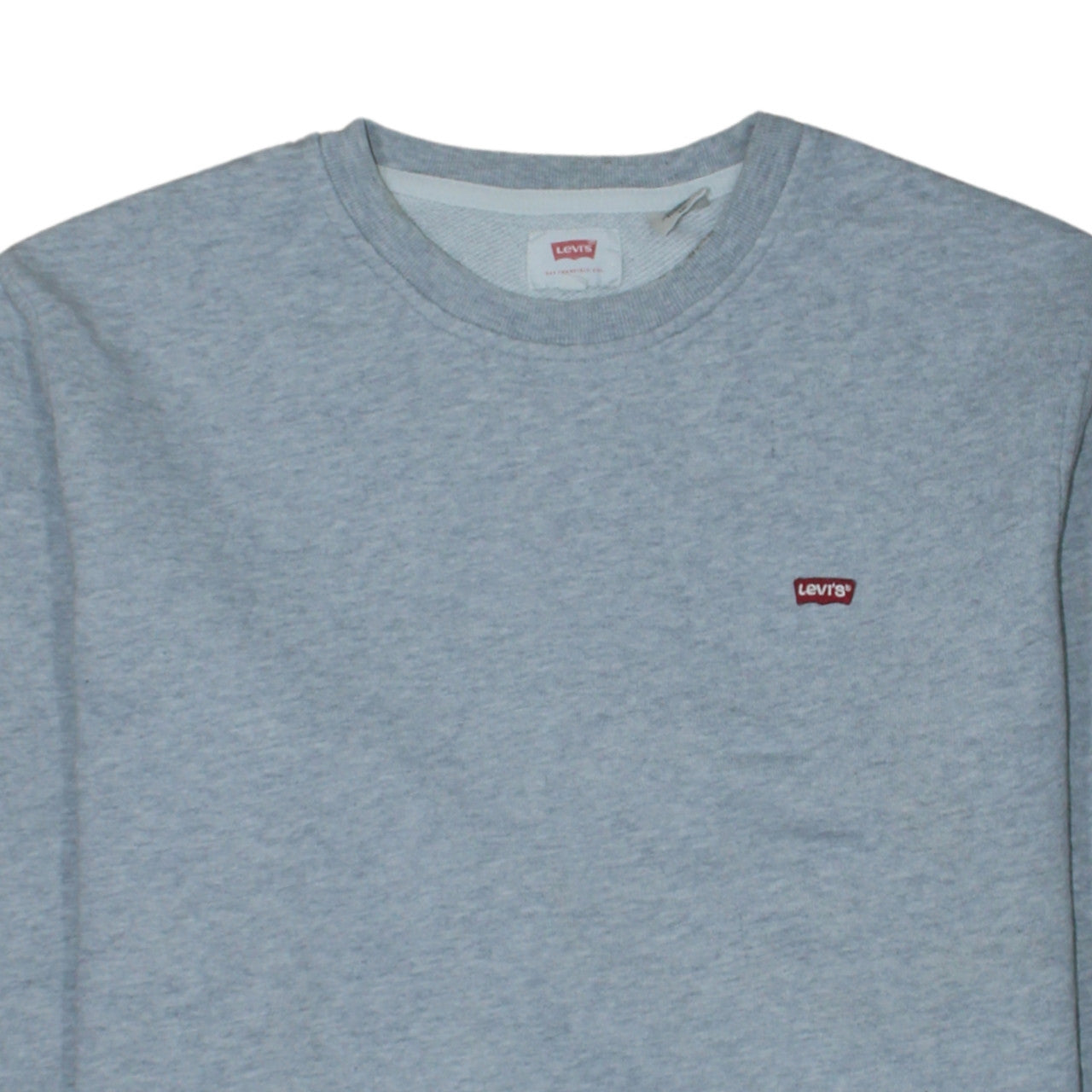 Levi's Men's Grey Crew Neck Pullover Sweatshirt Size L