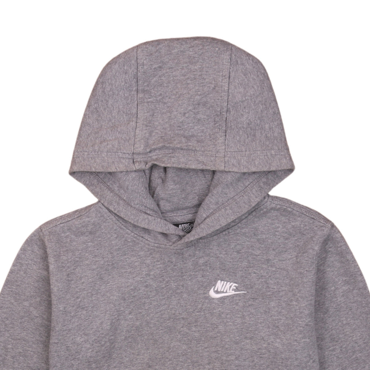 Nike Boys Grey Pullover Hoodie XL Regular Fit Fleece Sweatshirt