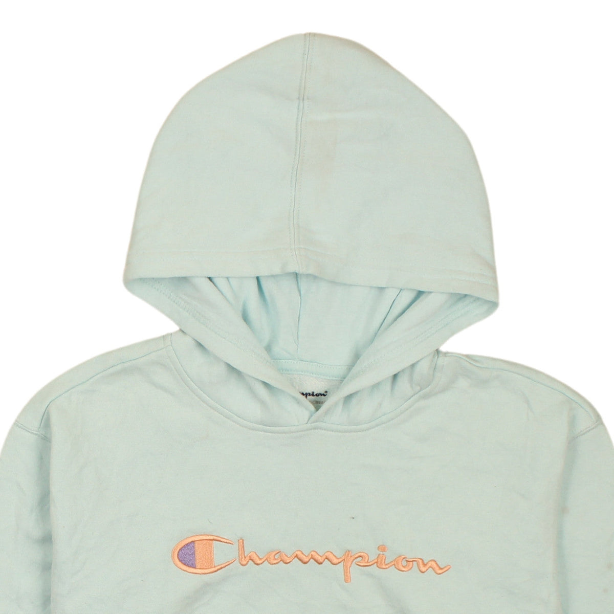 Champion Boys Blue XL Pullover Hoodie with Logo Embroidery