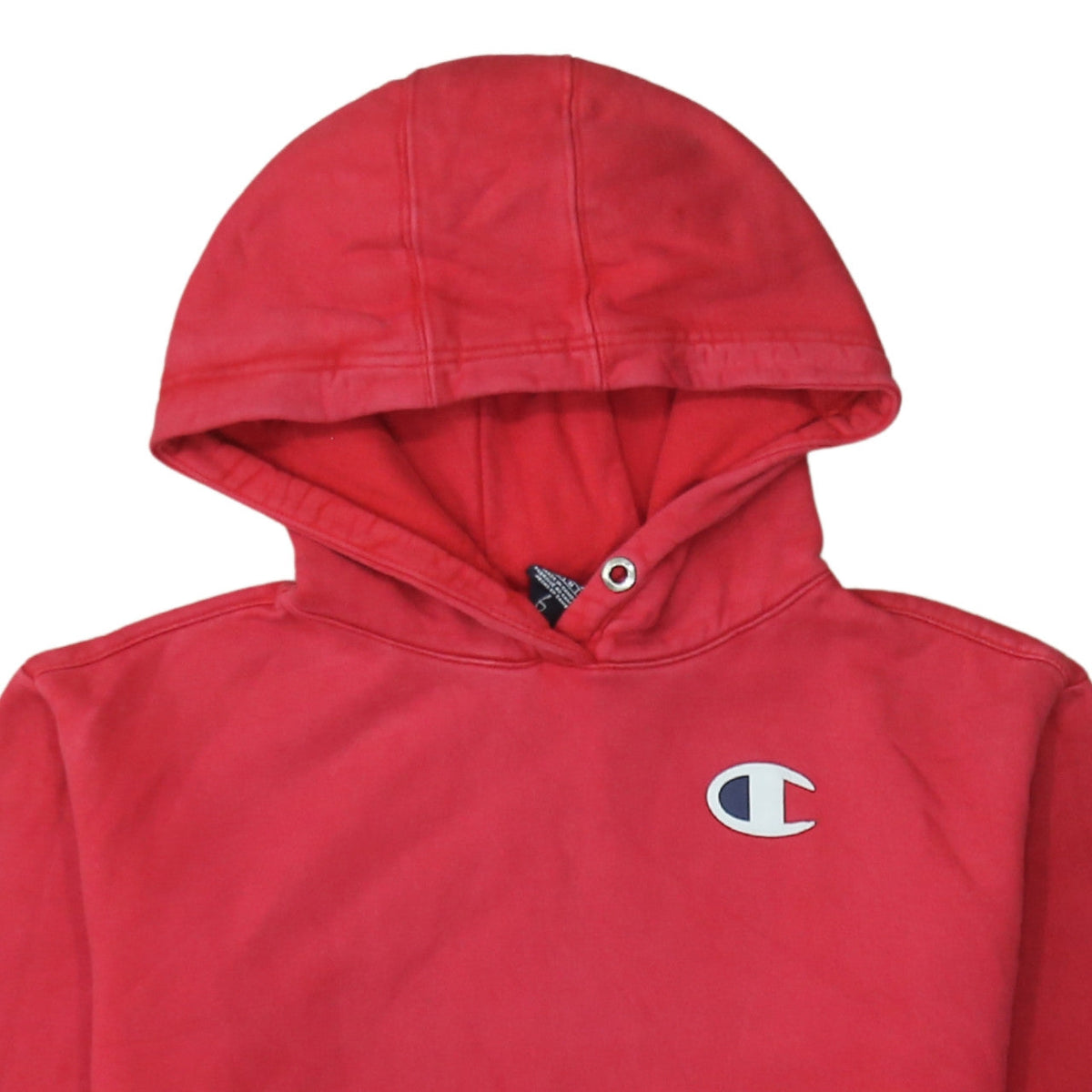 Champion Mens Red Medium Pullover Hoodie Logo Sweatshirt