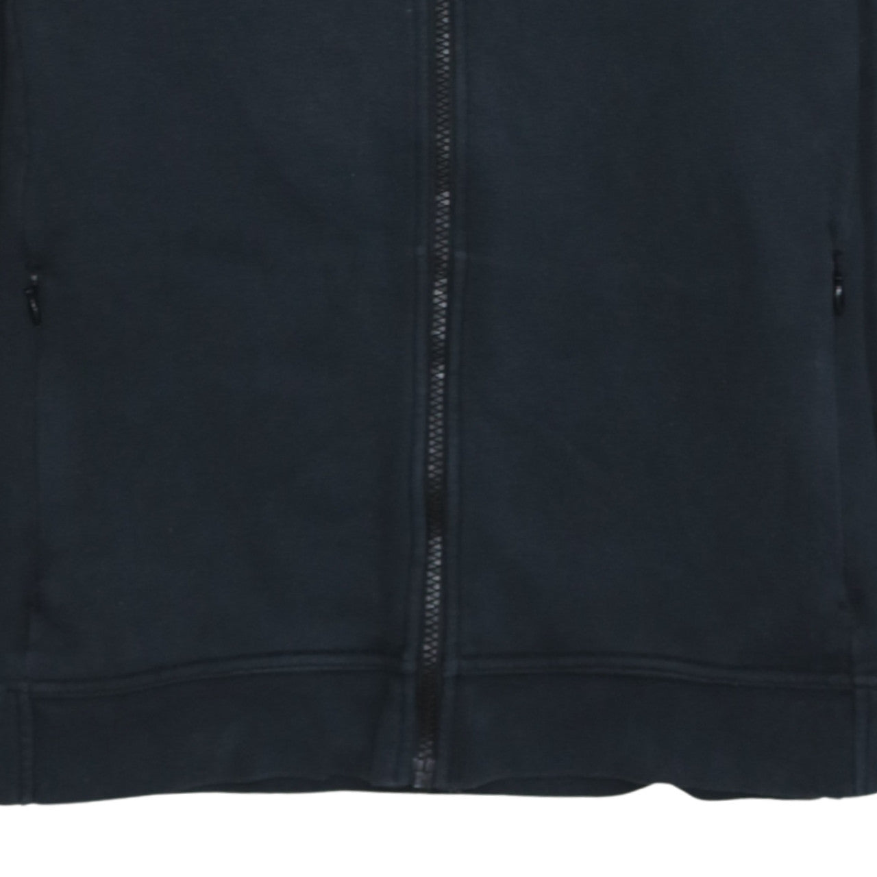 Nike Men's Black Full Zip Hoodie L Regular Fit Fleece Sweatshirt