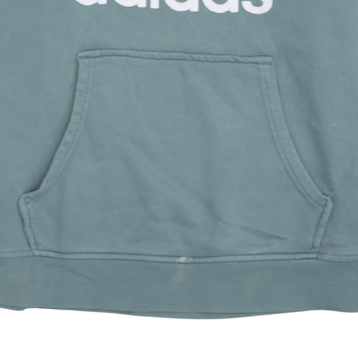 Adidas Women’s Green Hooded Pullover Sweatshirt UK 16 Trefoil Logo
