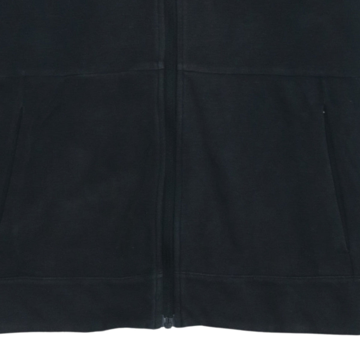 Adidas Women Black Full Zip Hoodie Medium Hooded Sweatshirt