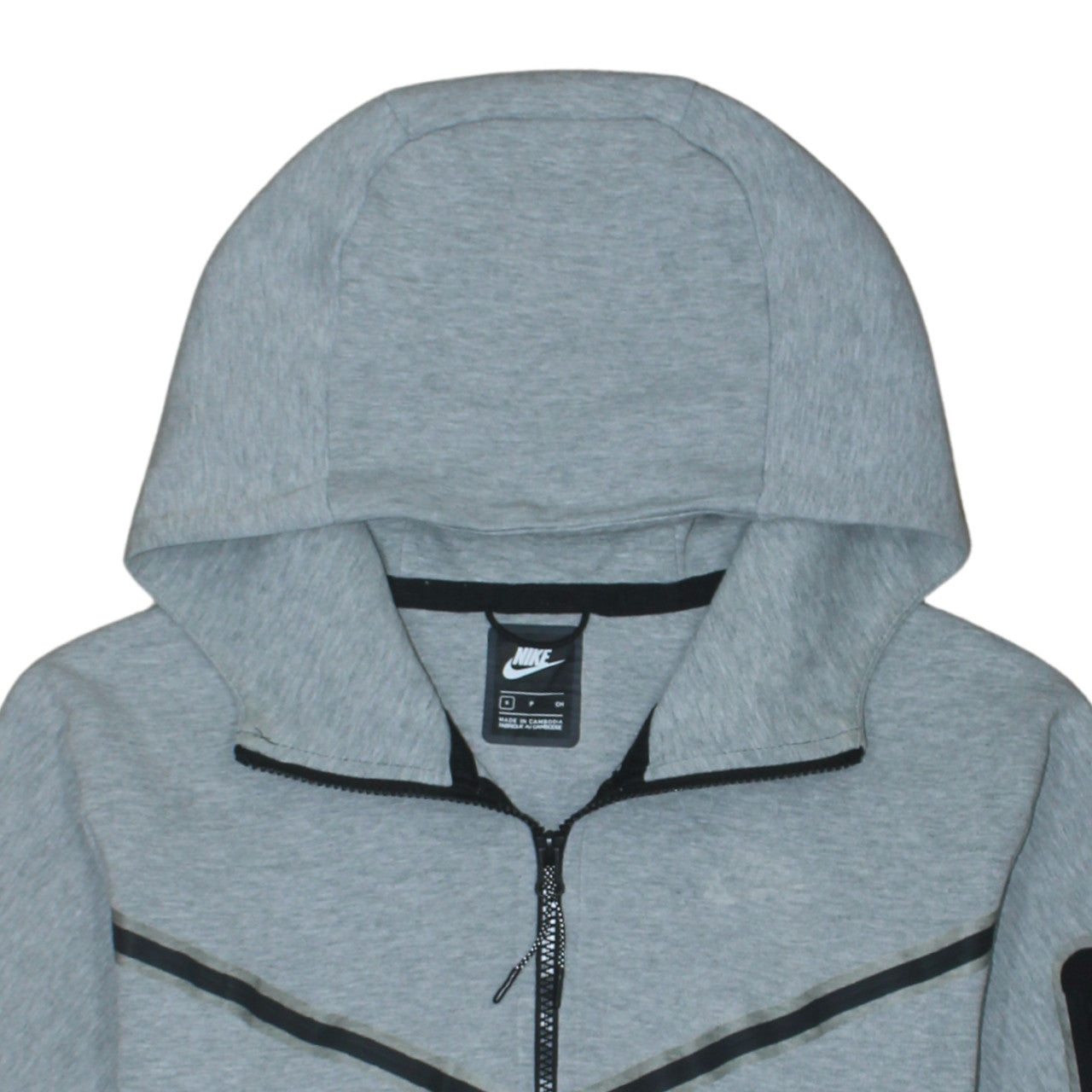 Nike Men's Grey Full Zip Hoodie Small Athletic Fit