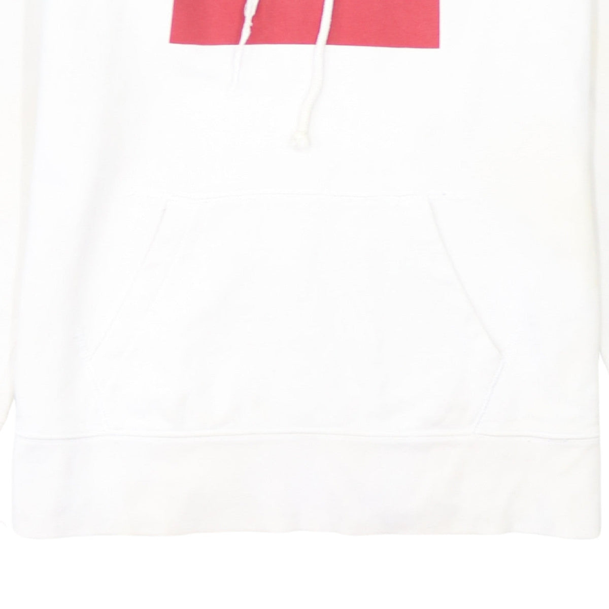 Levi's Men's White Pullover Hoodie M Classic Logo Fleece Sweatshirt