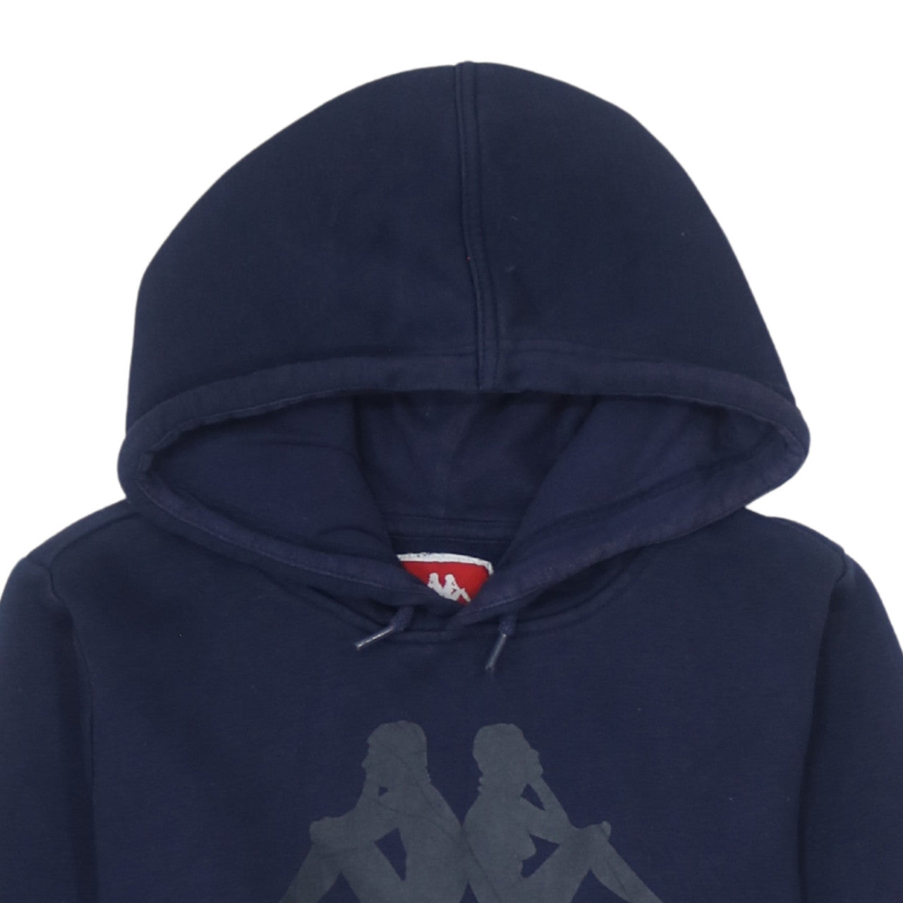 Kappa Men's Blue XS Pullover Hoodie with Logo Print