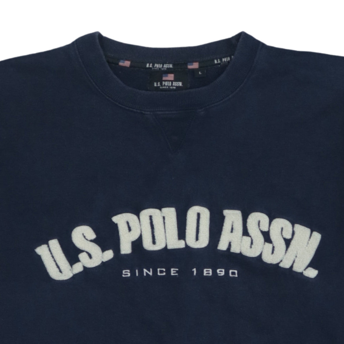 U.S. Polo Assn. Men's Blue Logo Pullover Sweatshirt Size L
