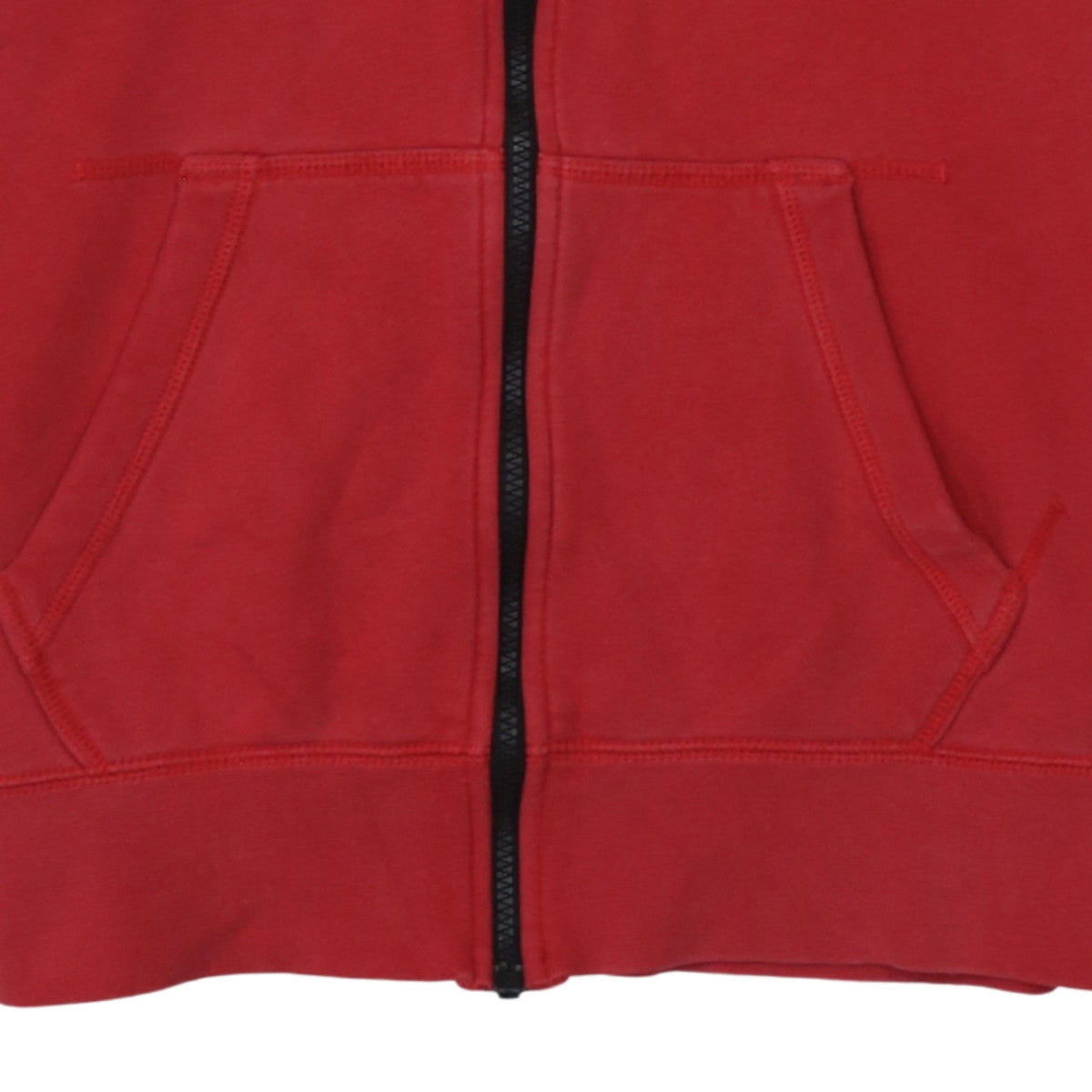 Nike Men's Red Full Zip Hoodie Size S Regular Fit Sweatshirt