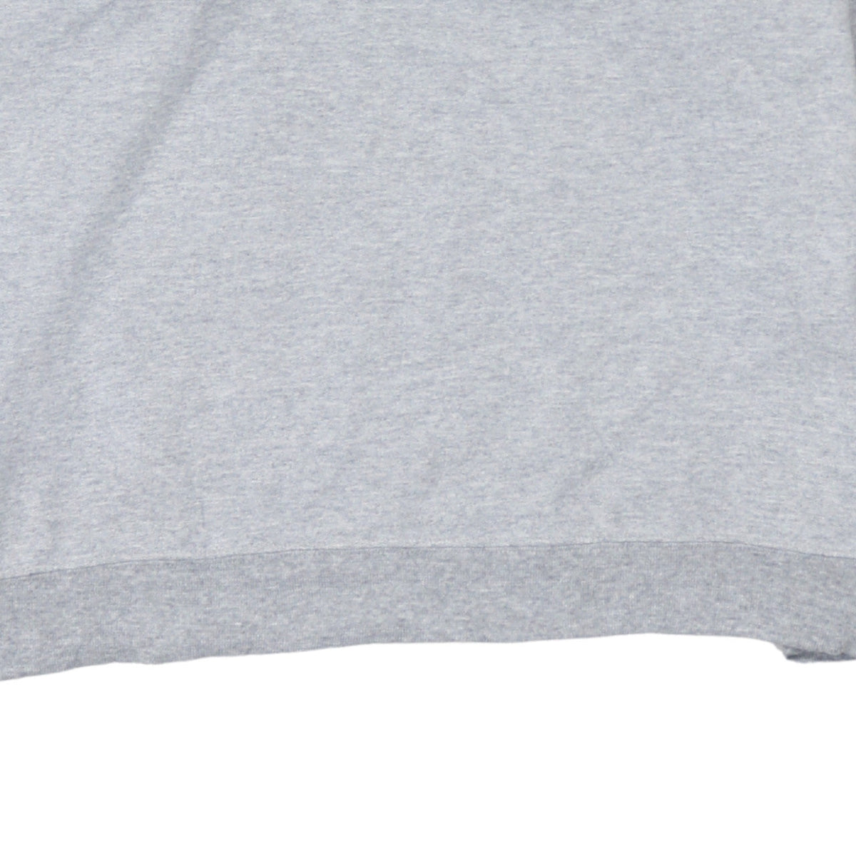 Champion Men's Grey 1/4 Zip Fleece Sweatshirt Size L