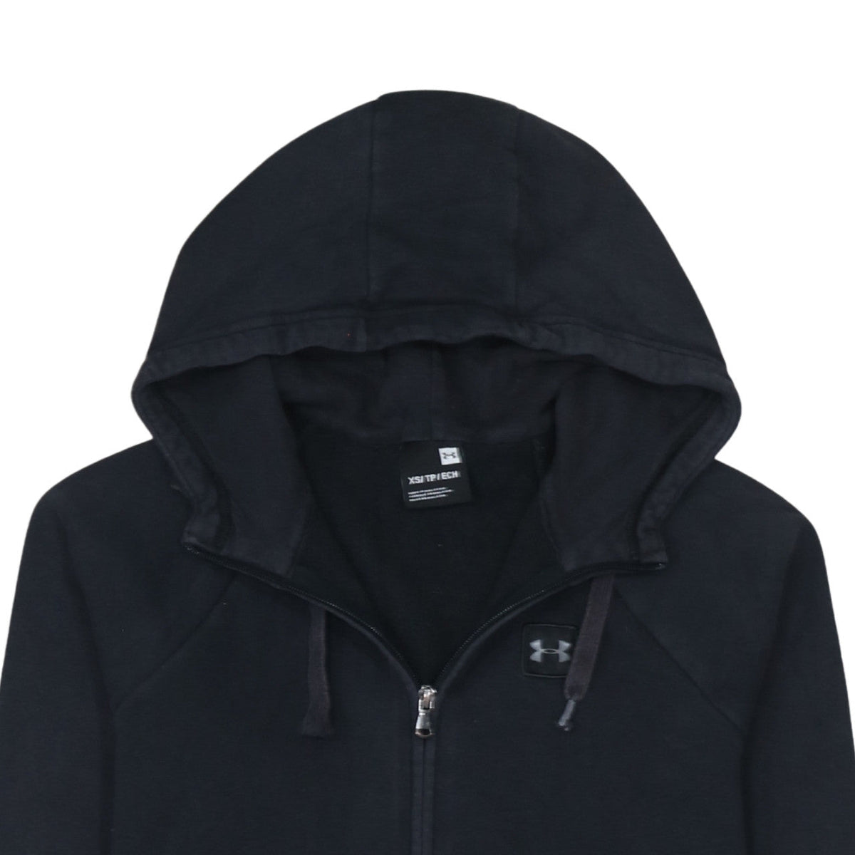 Under Armour Men's Black XS Full Zip Hoodie Sweatshirt