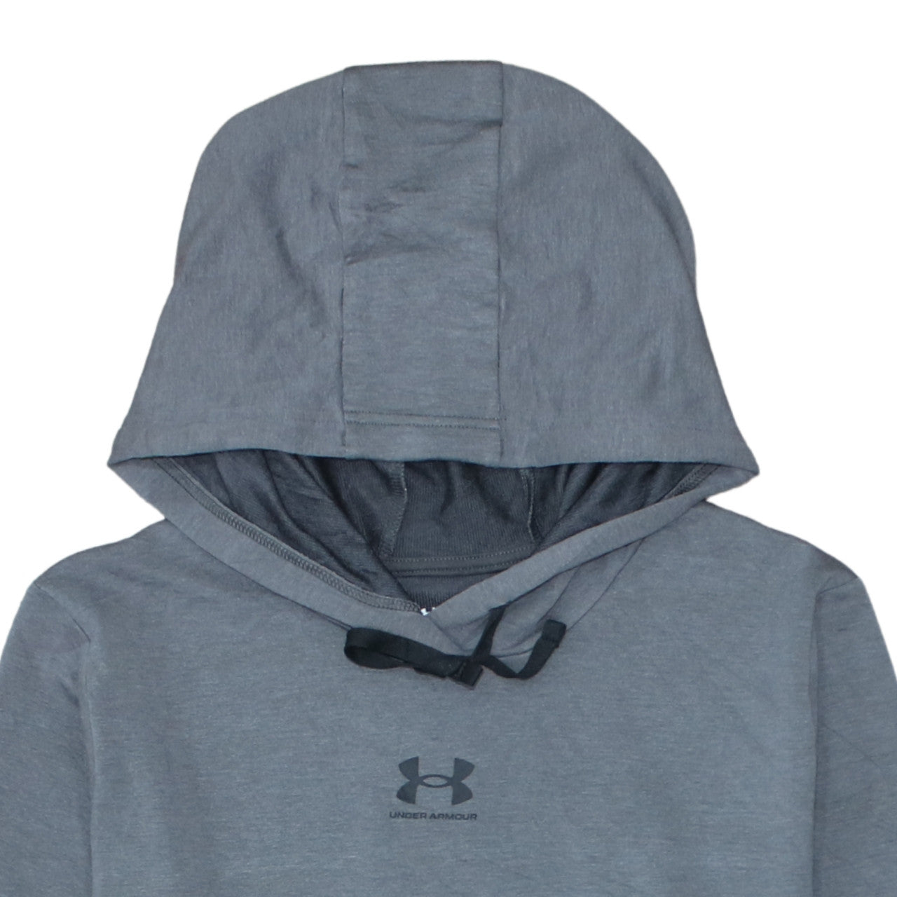 Under Armour Women's Grey Pullover Hoodie Size L Loose Fit