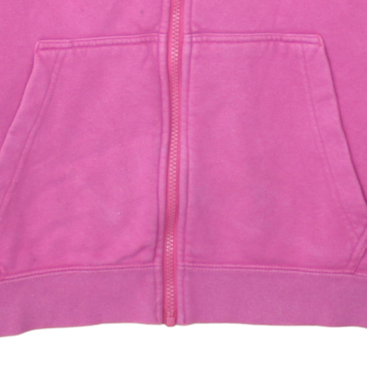 Nike Womens Pink Full Zip Fleece Hoodie Small Classic Fit