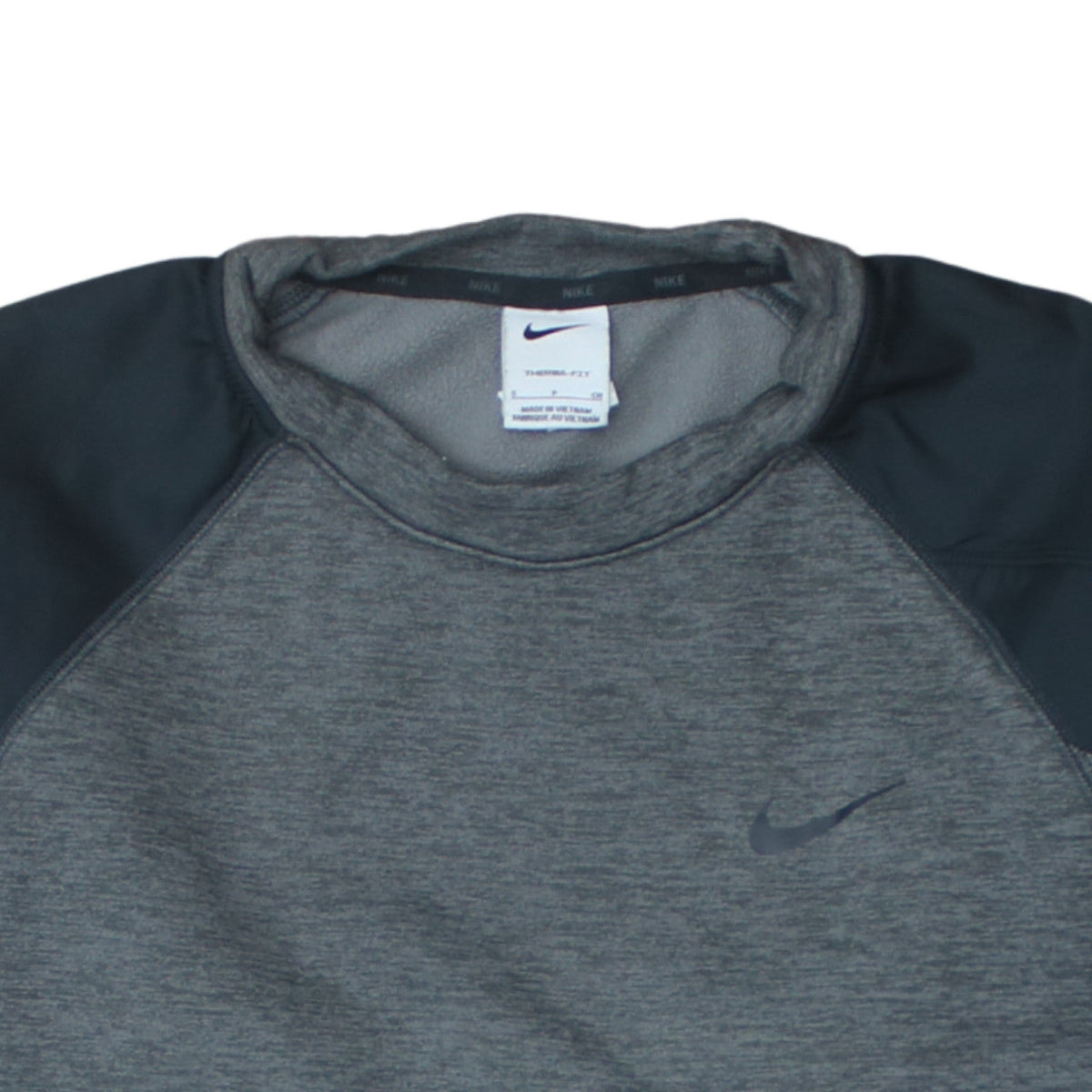 Nike Men's Grey Therma-Fit Pullover Sweatshirt Size S