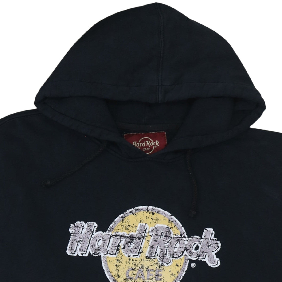 Hard Rock Cafe Hurghada Mens Black XL Pullover Hoodie