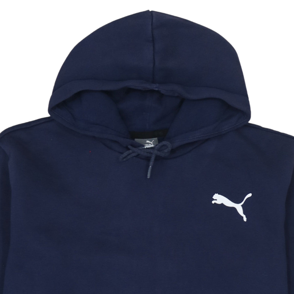 Puma Men’s Blue Pullover Hoodie L Regular Fit Sports Fleece