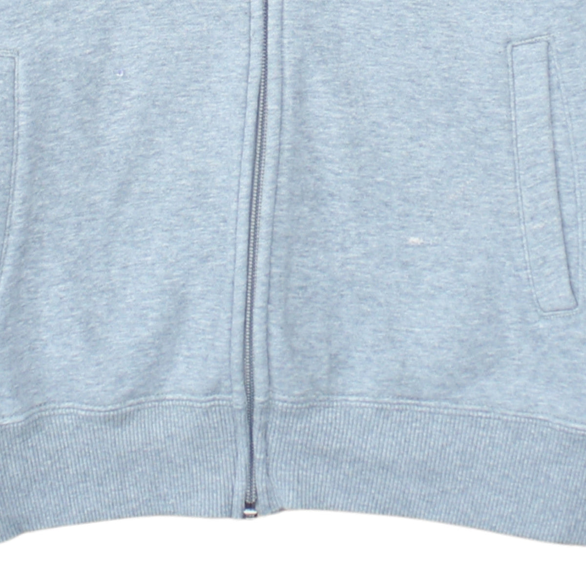 Nike Men's Grey Full Zip Sweatshirt Size M Logo Athletic Jacket