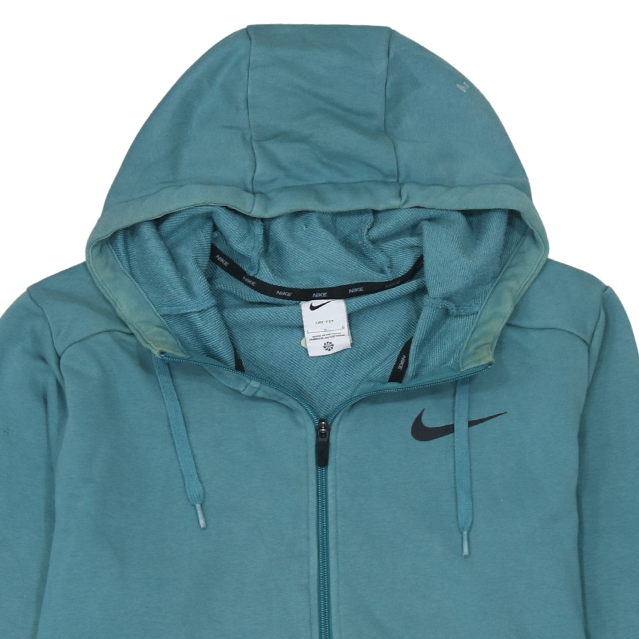 Nike Men Blue Full Zip Hoodie L Regular Fit Sportswear