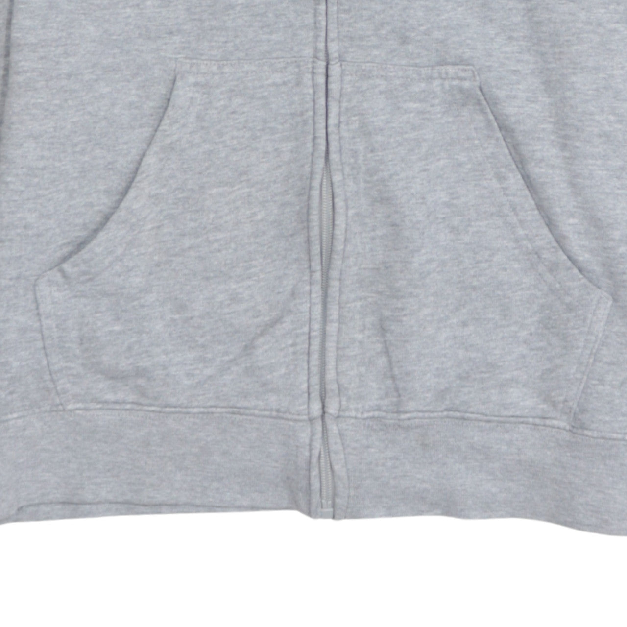 Champion Men's Grey Full Zip Hoodie Small Logo Sportswear