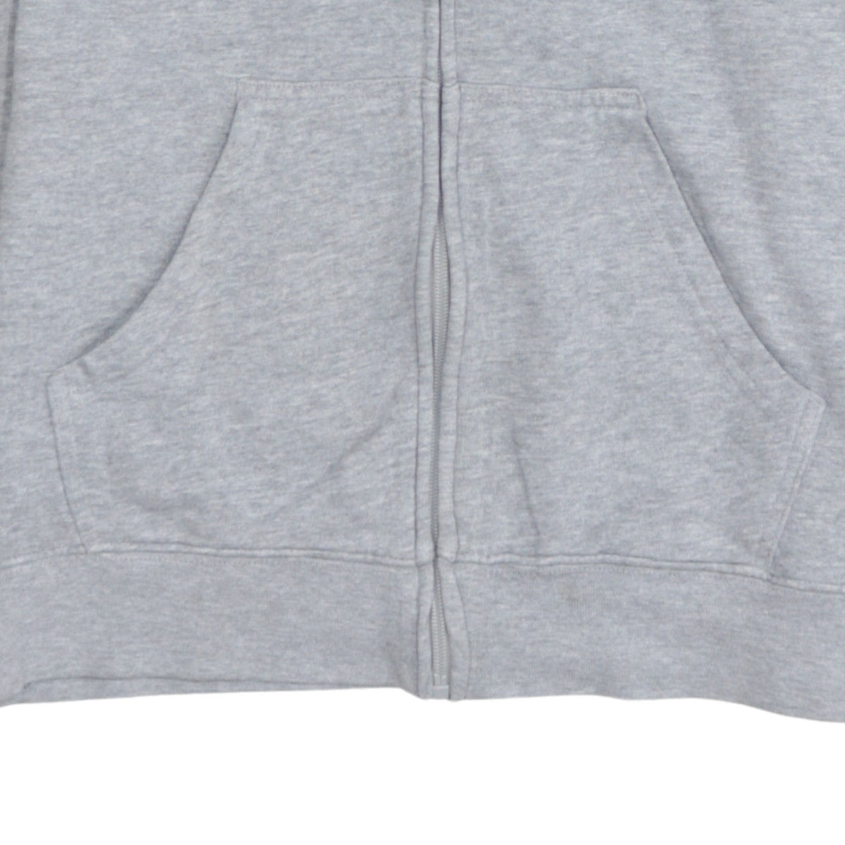 Champion Men's Grey Full Zip Hoodie Small Logo Sportswear