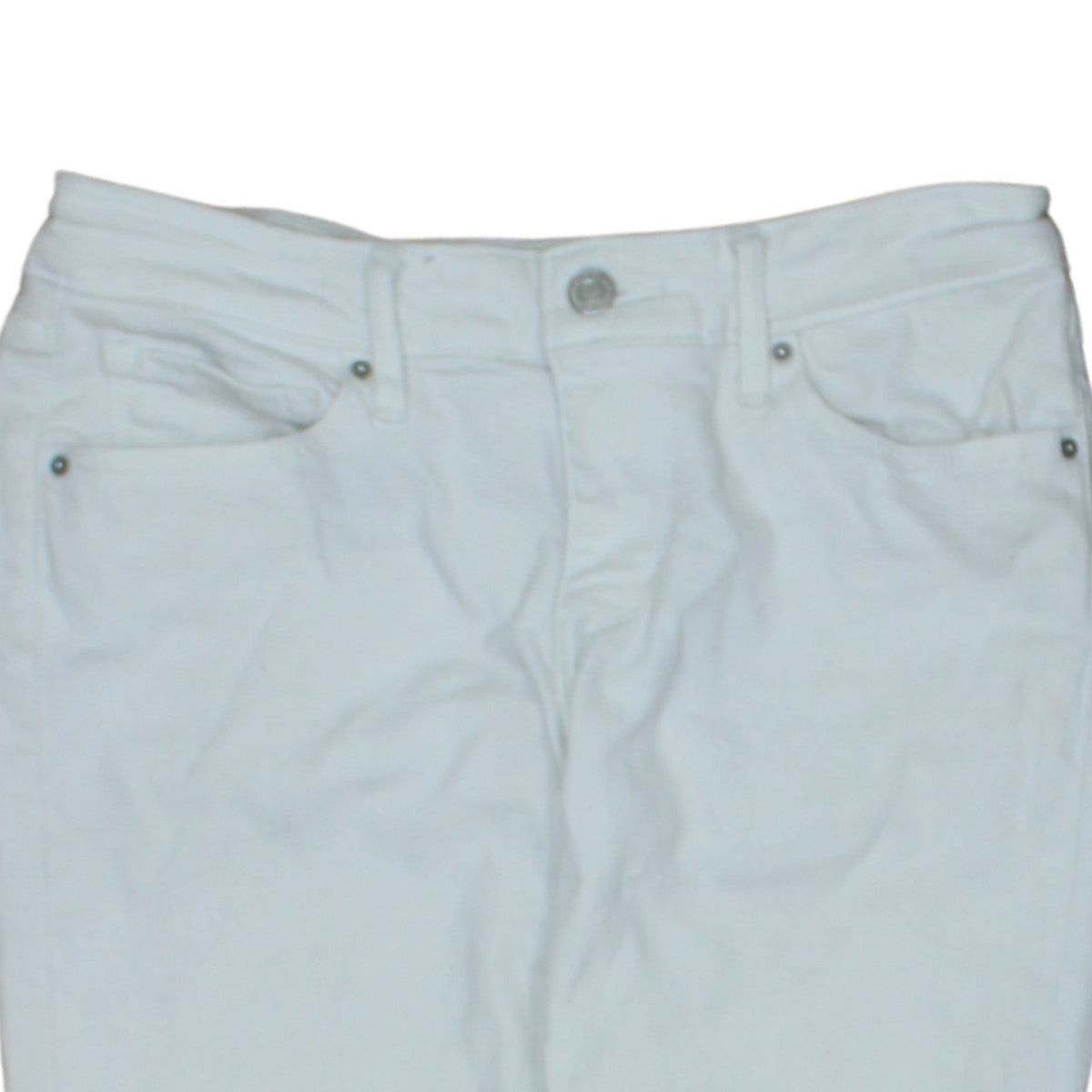 Preloved Levi's Women's White 711 Skinny Jeans Size 27 Mid Rise Denim - Image 8