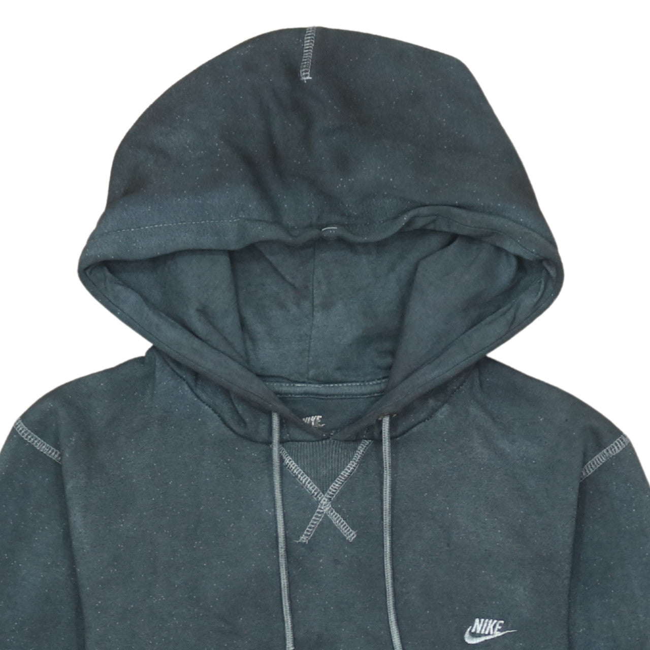 Nike Women's Blue Pullover Hoodie Small Relaxed Fit Sportswear