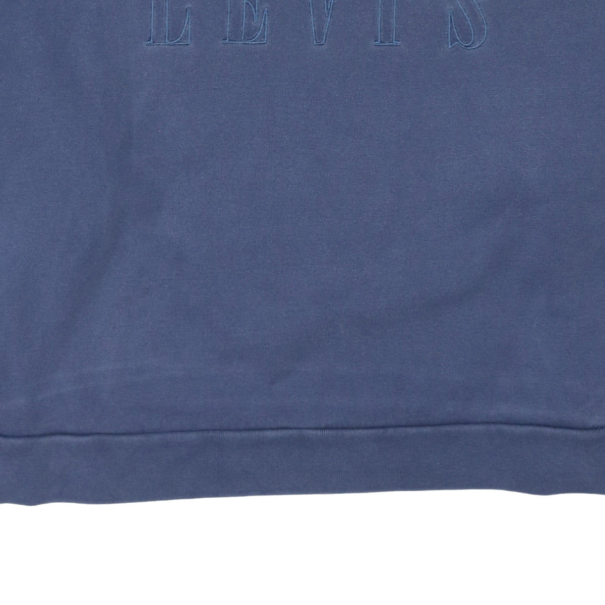 Levi's Women Blue Logo Crew Neck Pullover Sweatshirt Size L