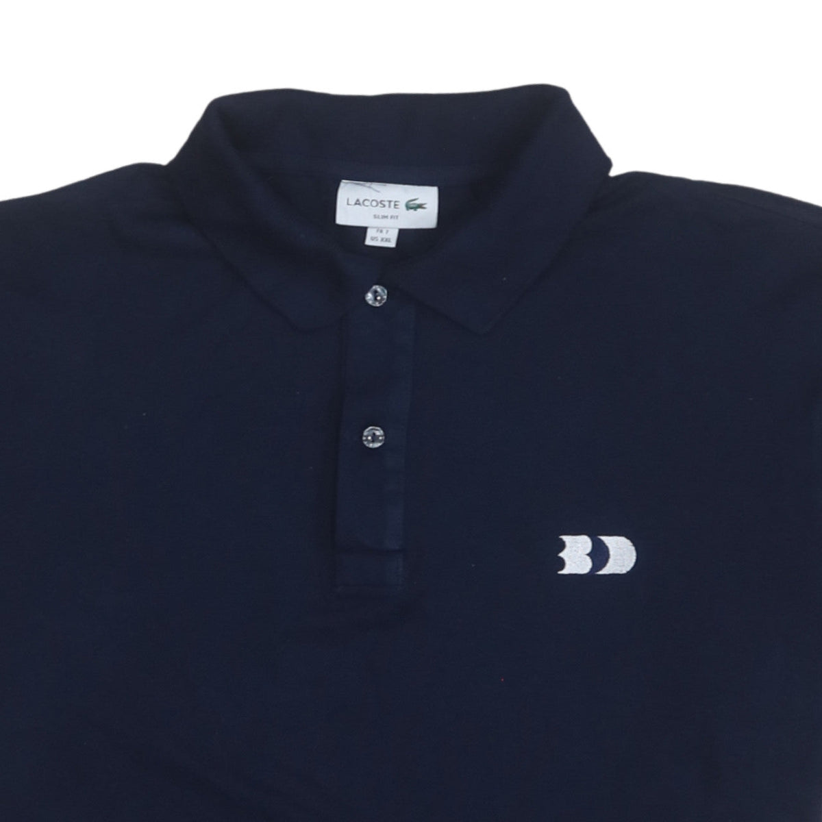 Lacoste Men's Blue Slim Fit 2XL Cotton Piqué Polo Shirt