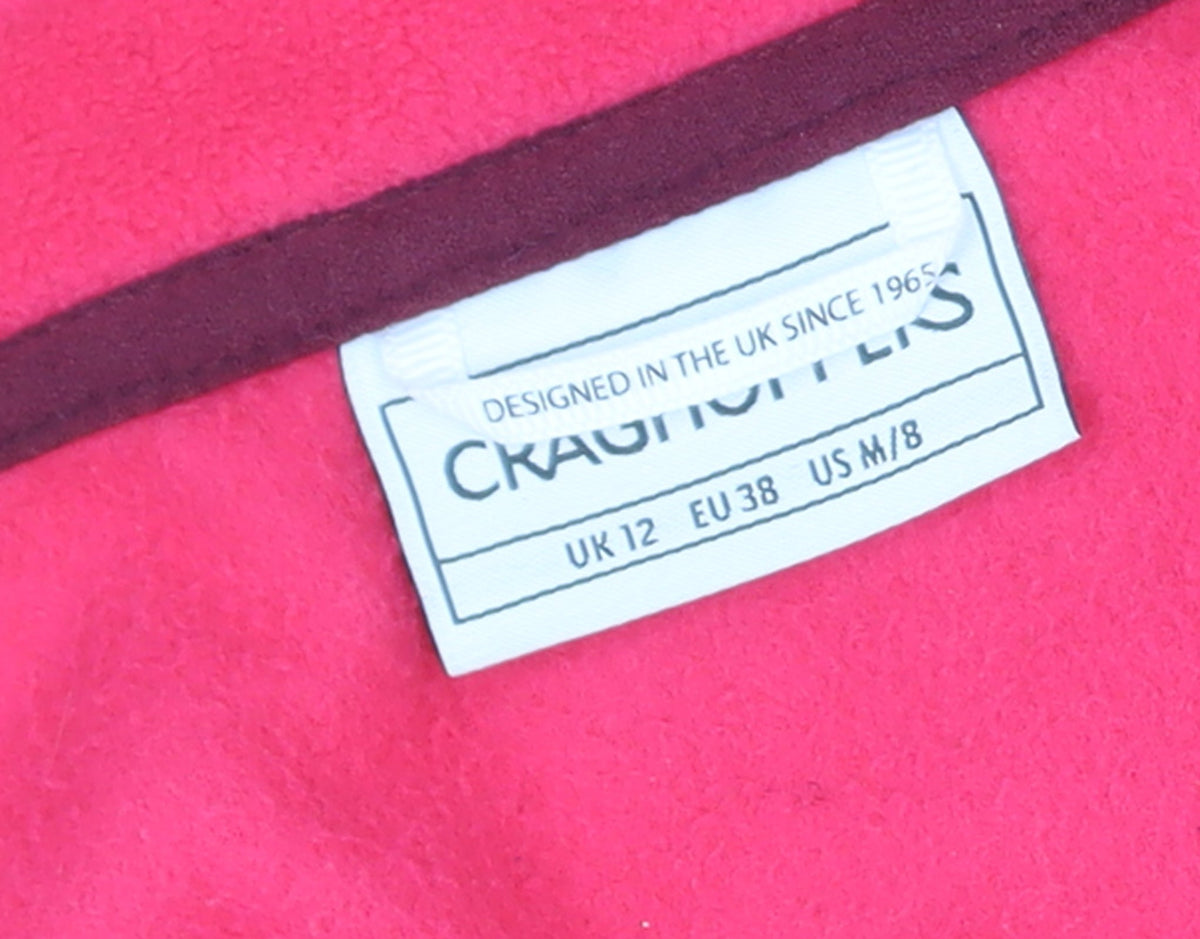 Craghoppers Women’s Pink Fleece Half Zip Activewear Jacket UK12