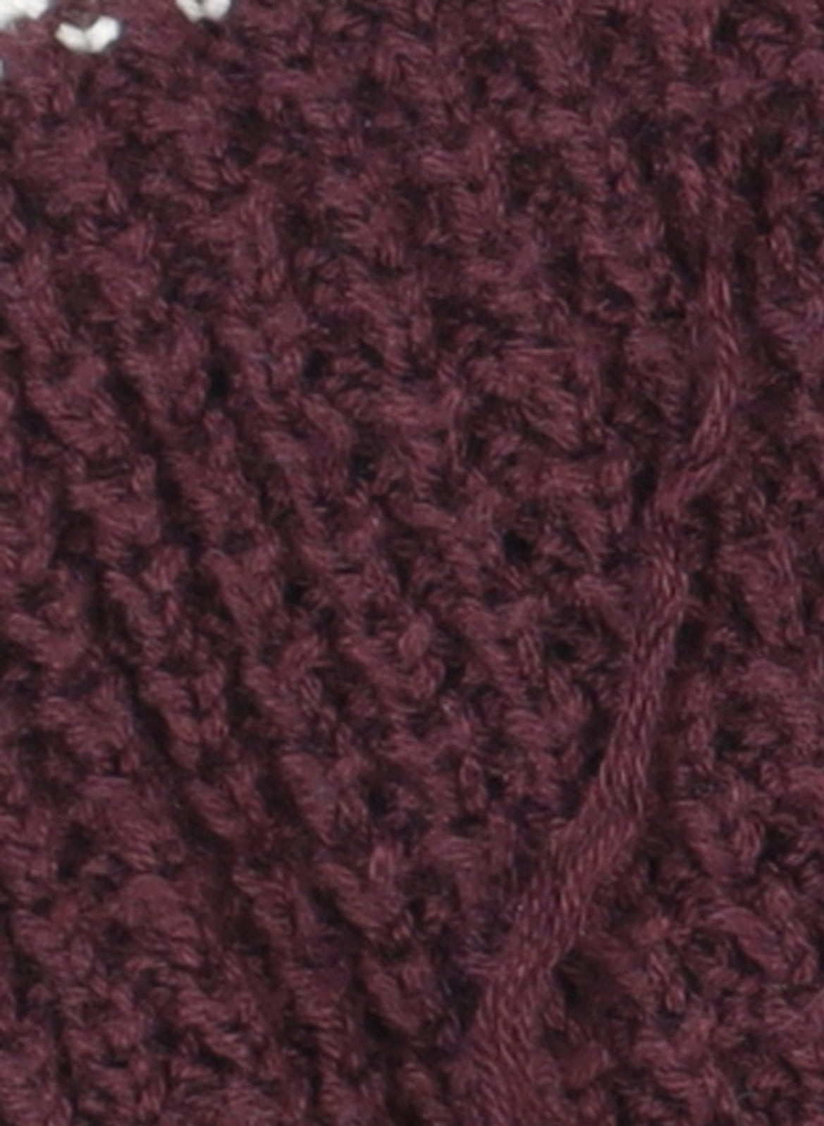 Hollister Women’s Purple Striped Chunky Knit Jumper XS