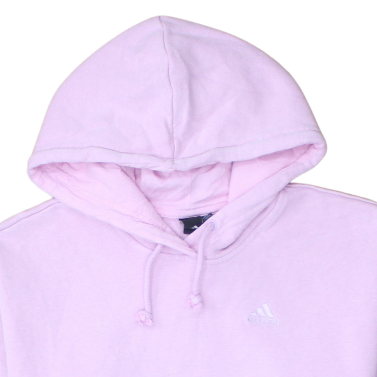 Adidas Women Pink Pullover Hoodie 2XS Cotton Blend Hooded Sweatshirt