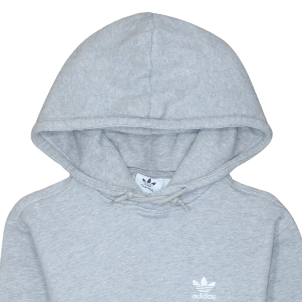 Adidas Men’s Grey Pullover Hoodie XS Regular Fit Fleece