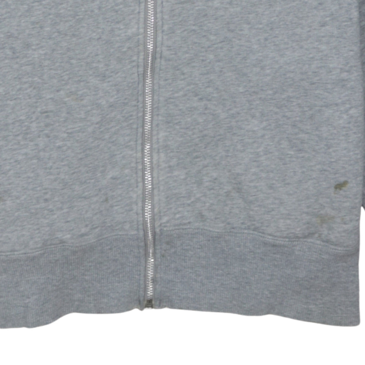 Nike Men's Grey Full Zip Sweatshirt Medium Classic Fit
