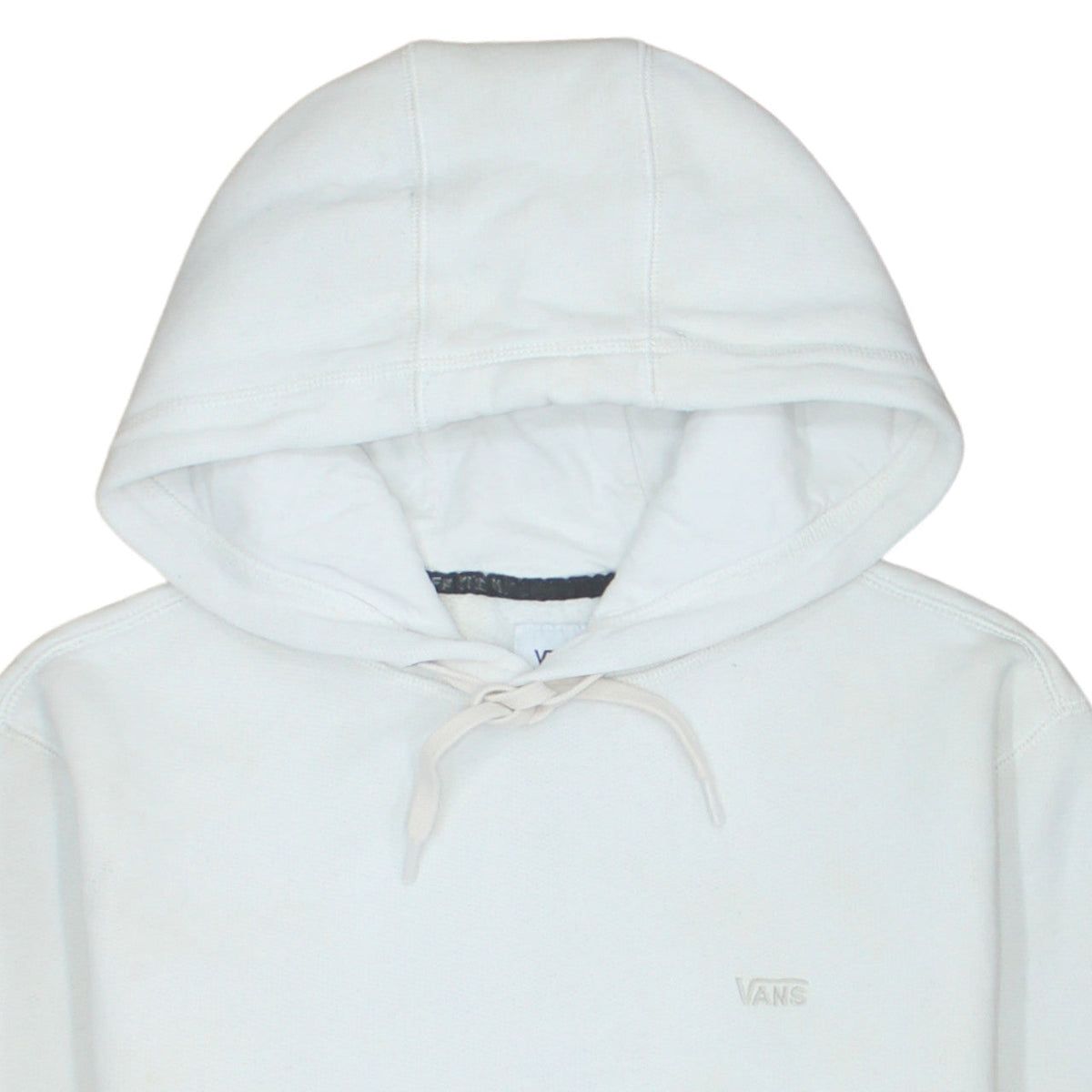 Vans Men’s White Small Pullover Hoodie ComfyCush Fleece Sweatshirt