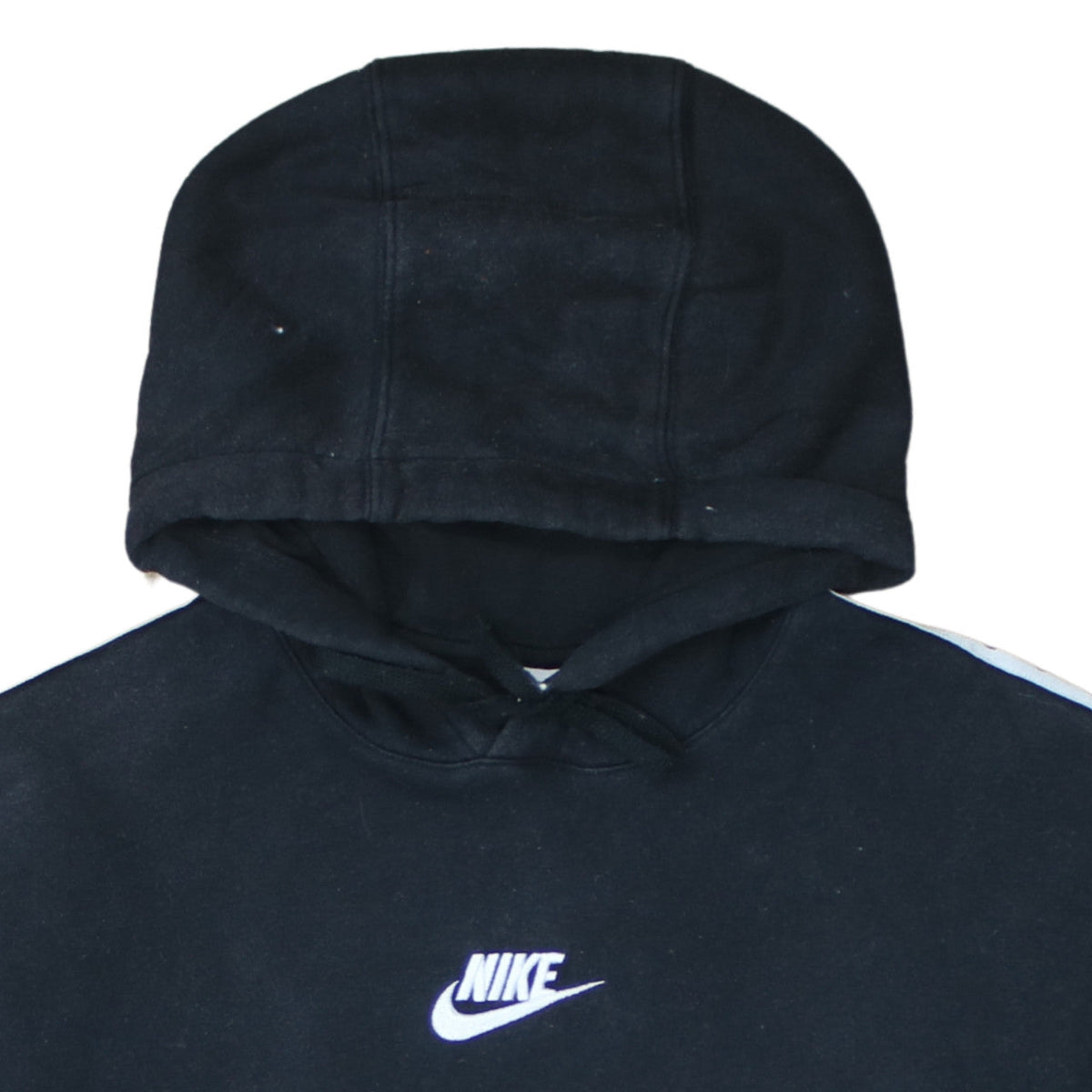 Nike Men's Black Pullover Hoodie L Logo Sports Fleece Sweatshirt
