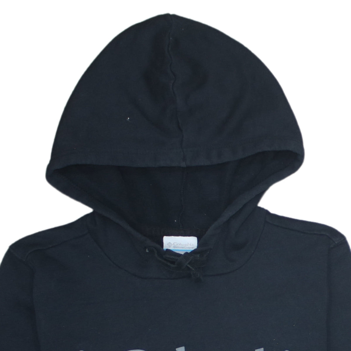 Columbia Men's Black XS Pullover Fleece Hoodie Outdoor Logo