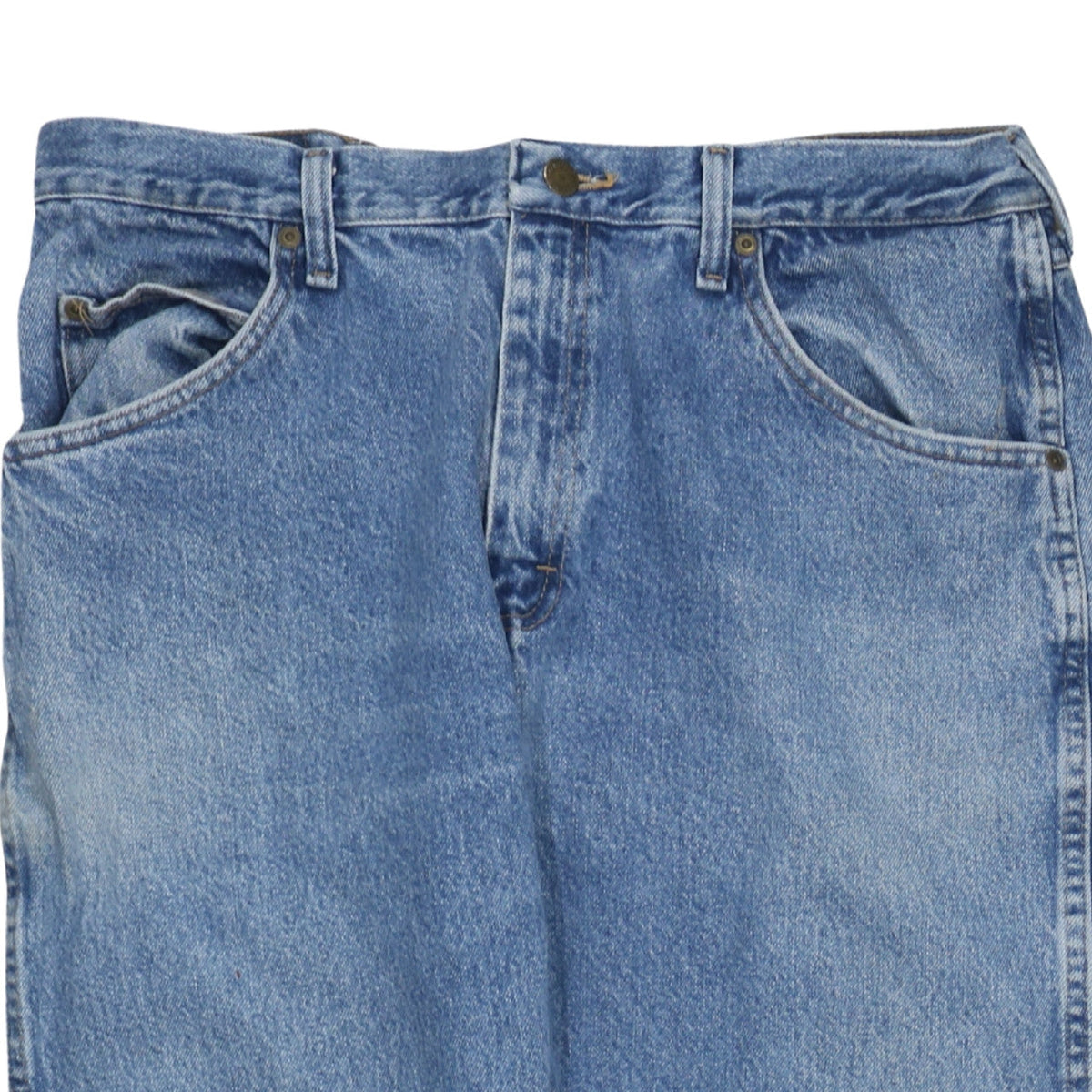 Wrangler Men's Blue 36x30 Regular Straight Fit Denim Jeans
