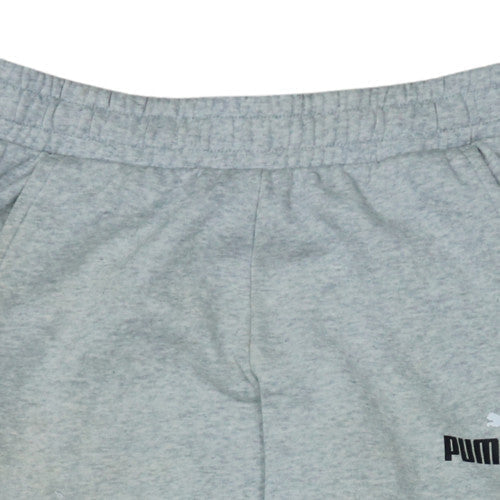 Puma Men's Grey Sweatpants M Regular Fit Casual Sportswear