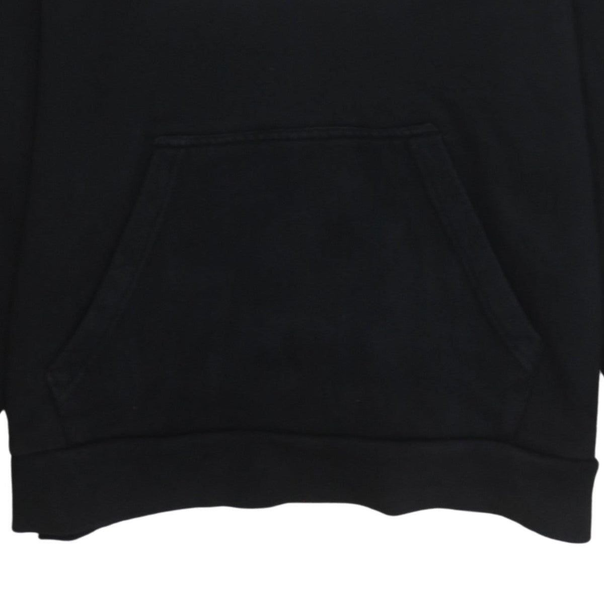 Adidas Men's Black Pullover Hoodie Medium Fleece Trefoil Logo