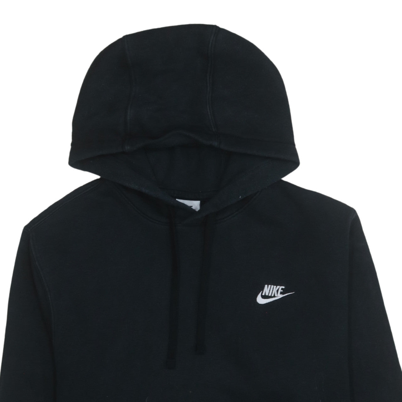 Nike Men's Black Pullover Hoodie Small Fleece Logo Sportswear