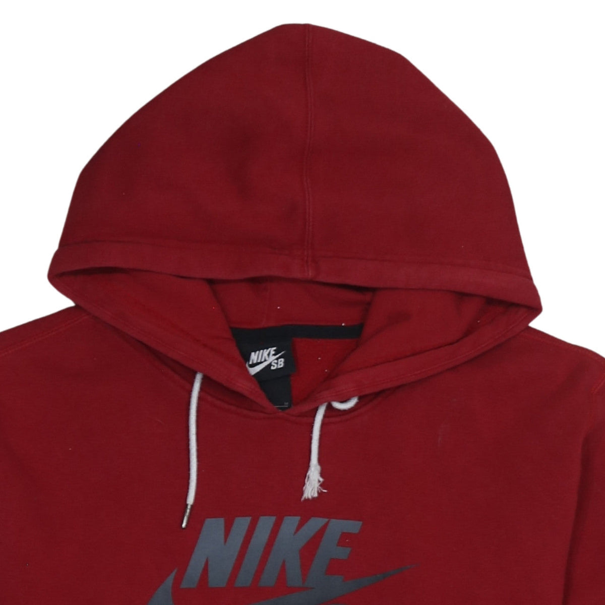 Nike SB Men's Red Pullover Hoodie Size M Graphic Skate Sweatshirt
