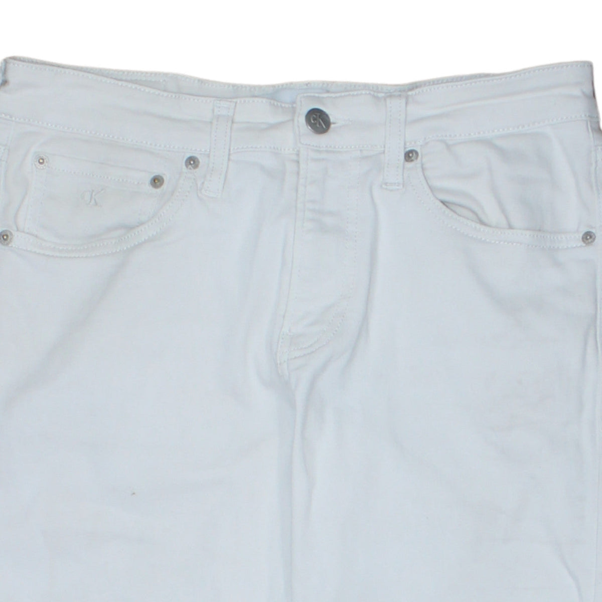 Calvin Klein Jeans Womens White Slim Fit Stretch Skinny Jeans W30 L32