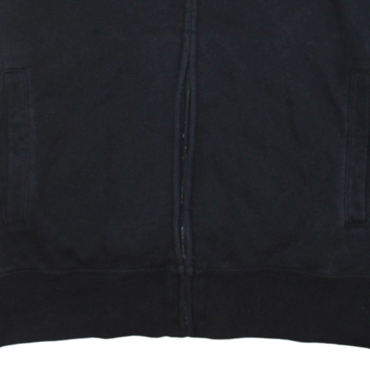 Champion Men's Black Full Zip Fleece Sweatshirt Medium