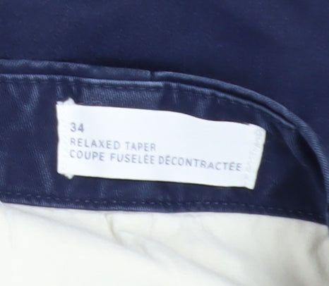 GAP Men's Blue Relaxed Taper Cotton Jeans Size 34