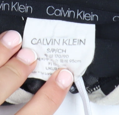 Calvin Klein Men's Black S Hooded Full Zip Cotton Jacket
