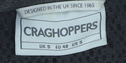 Craghoppers Men's Black Fleece Full Zip Outdoor Jacket Size S