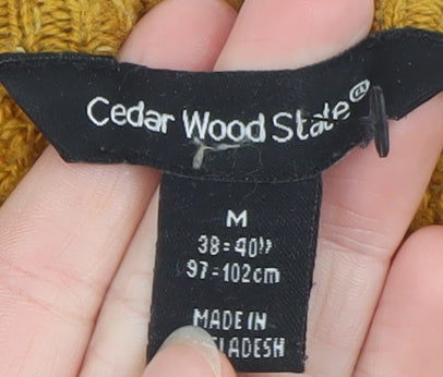 Cedarwood State Women’s Brown Chunky-Knit Pullover Jumper M