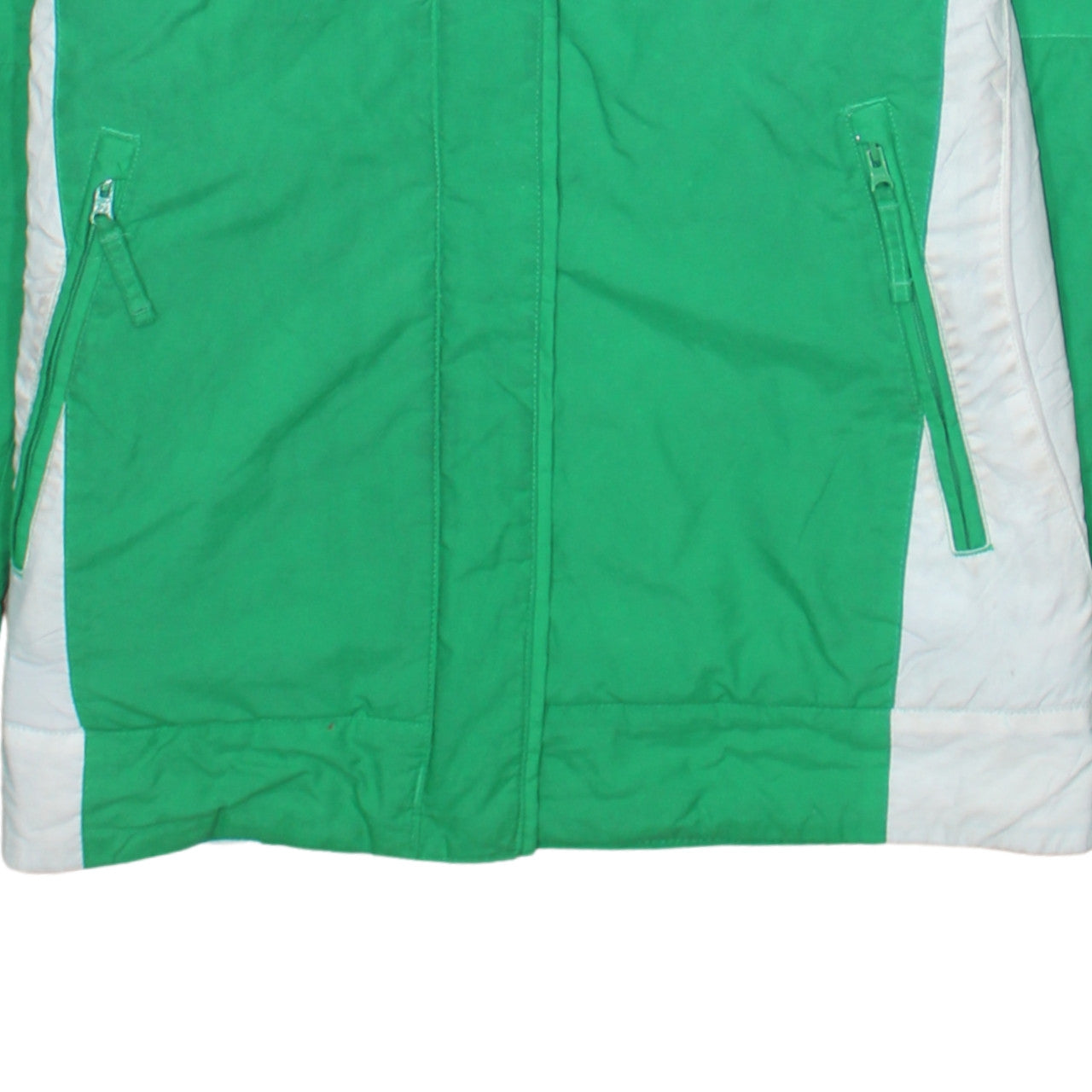 Columbia Women's Green Ski Jacket L Regular Nylon Winter Coat
