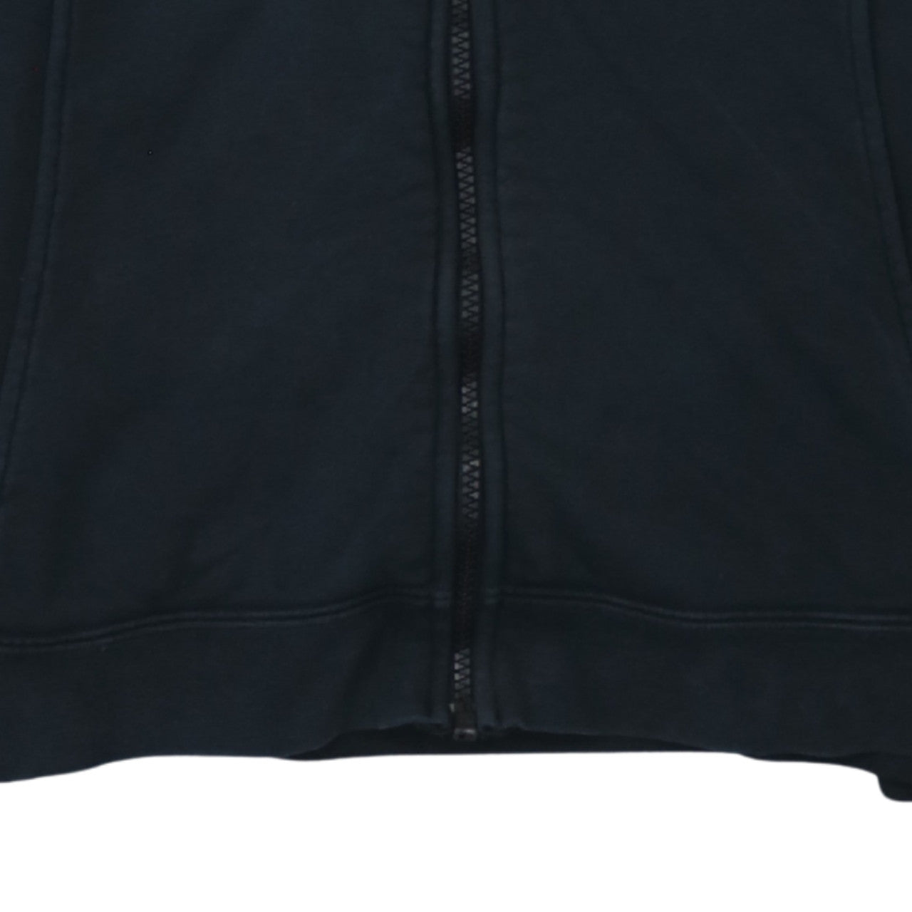 Nike Men's Black Full Zip Hoodie Size M Cotton Blend Sweatshirt